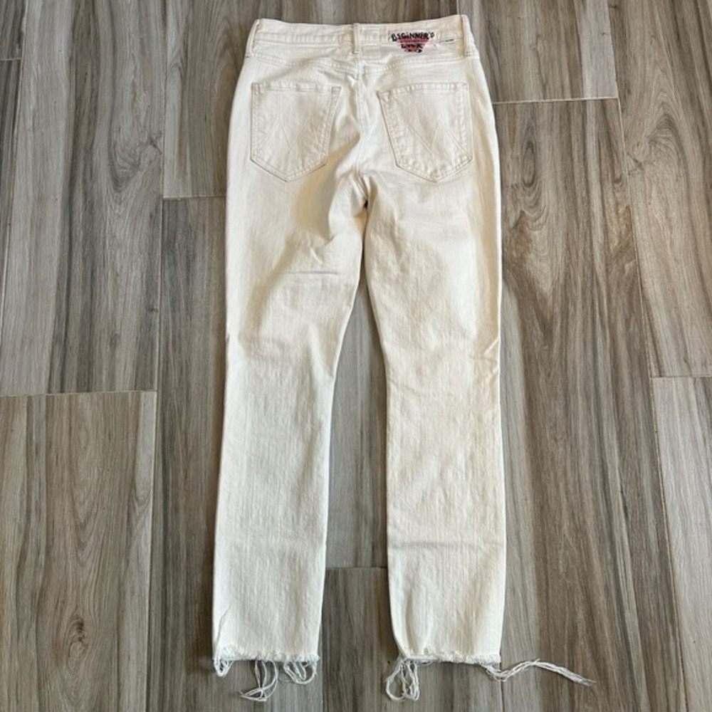 MOTHER  Superior Jeans Hi Rise Dazzler Ankle Fray  27 Superstitions Wash Classic - Picture 2 of 12